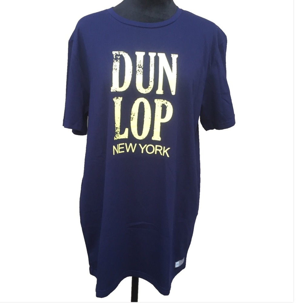 NWT- Dunlop New York Navy Graphic Tee